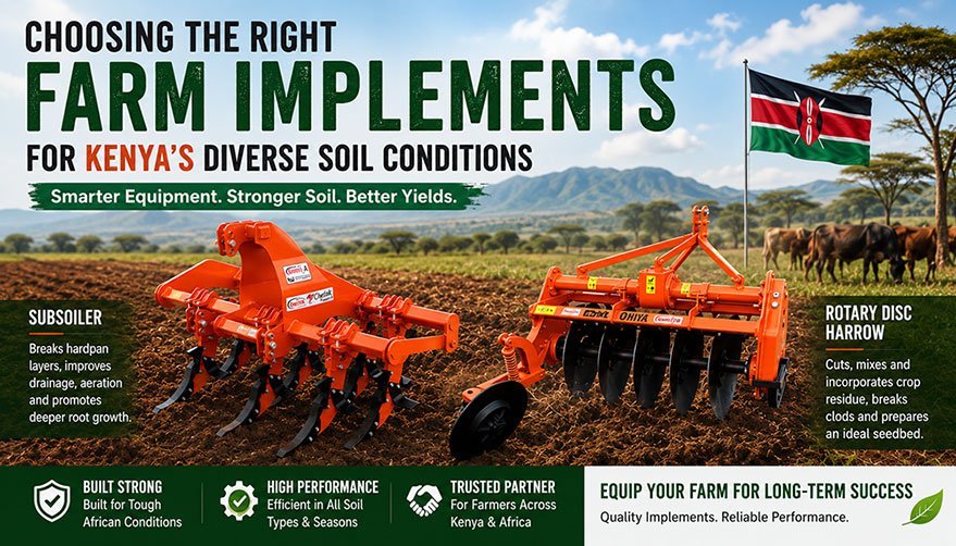 Choosing the Right Farm Implements for Kenya's Diverse Soil Conditions